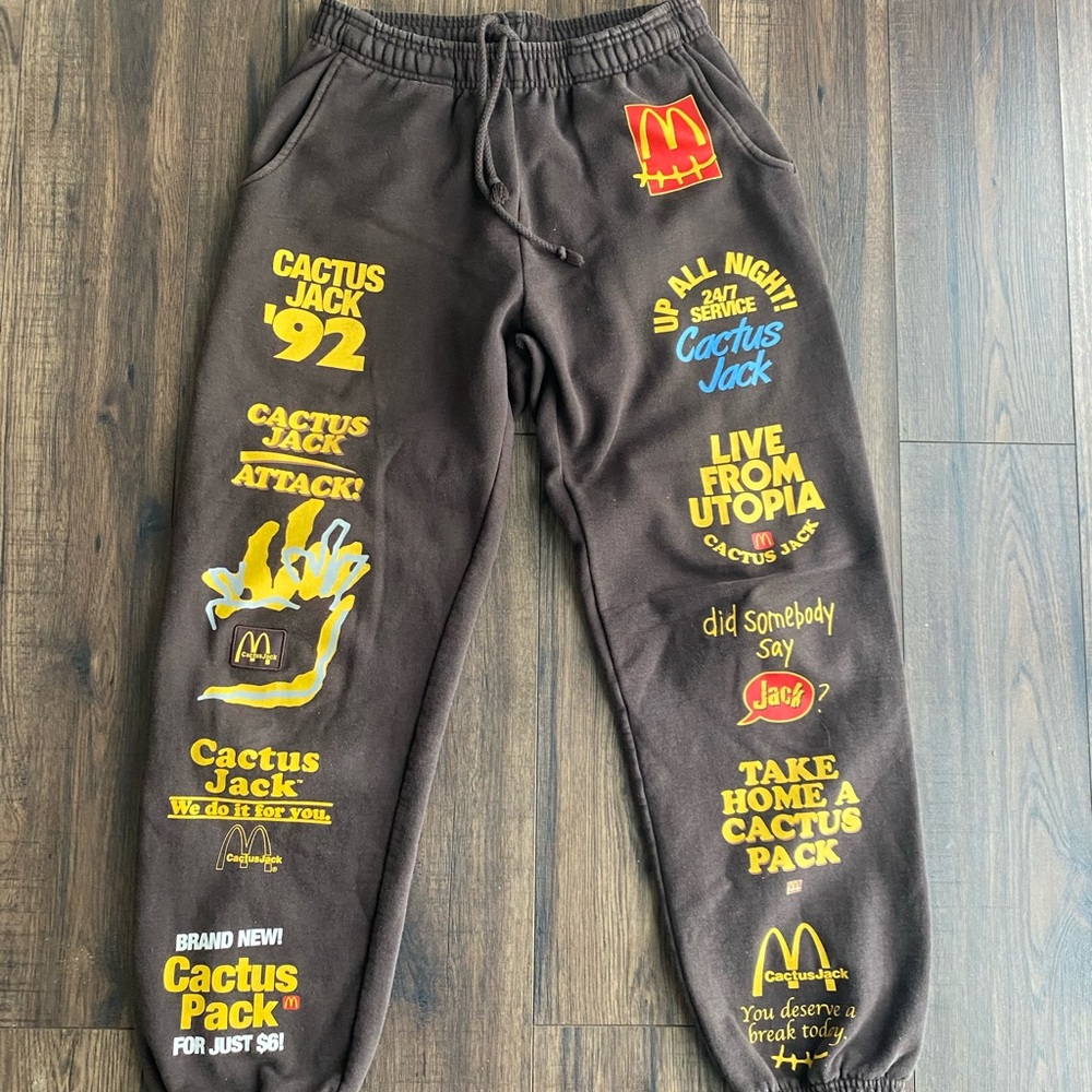 Cactus jack Travis Scott sweatpants size medium